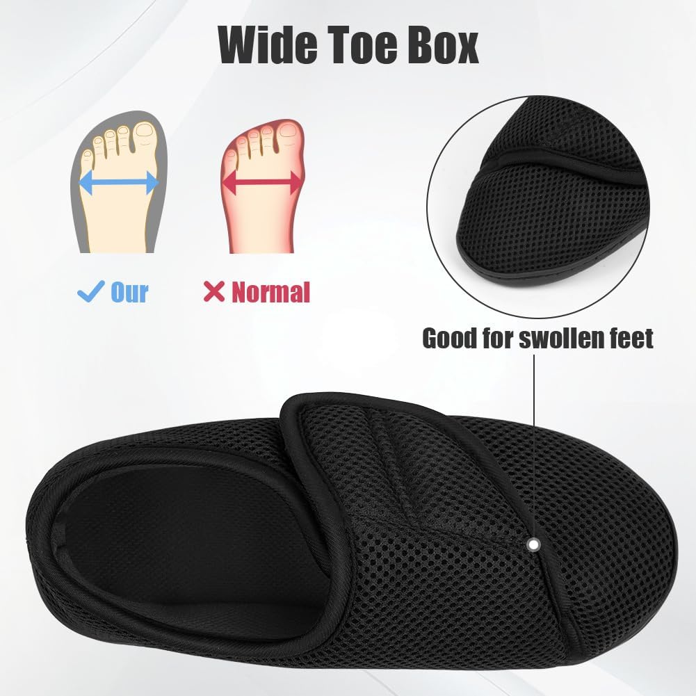 HOTUT | Diabetic Shoes, Orthopedic Shoes with Extra Wide Fit