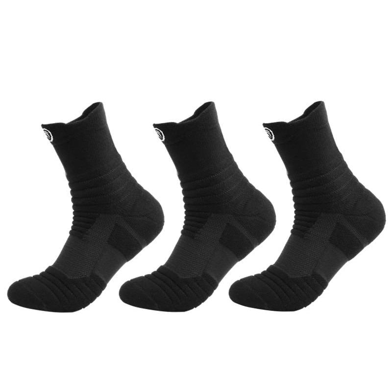 Crew | Black Breathable Crew Socks - 3 Pack