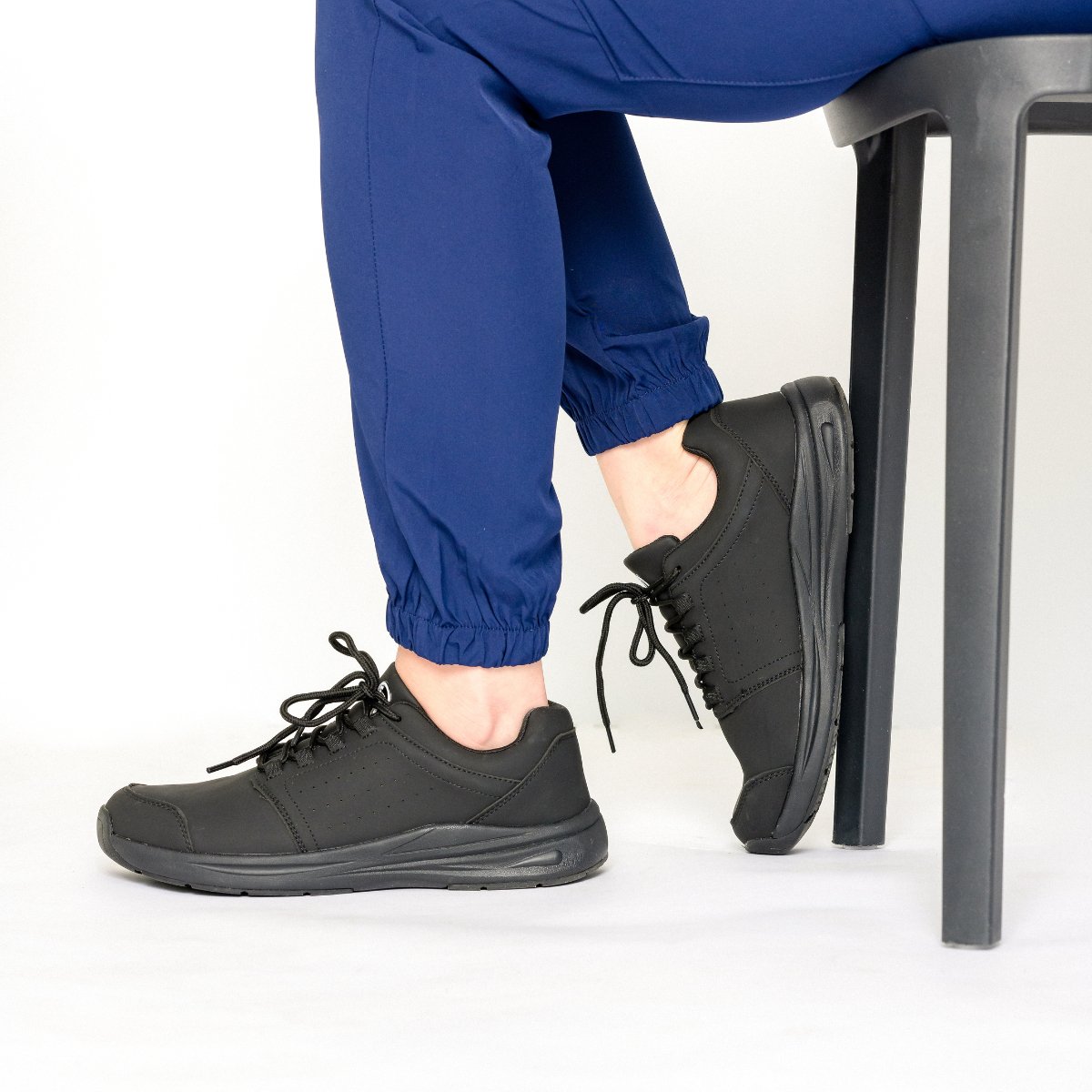 Clark | Stride Cushion Shoes - Midnight Black