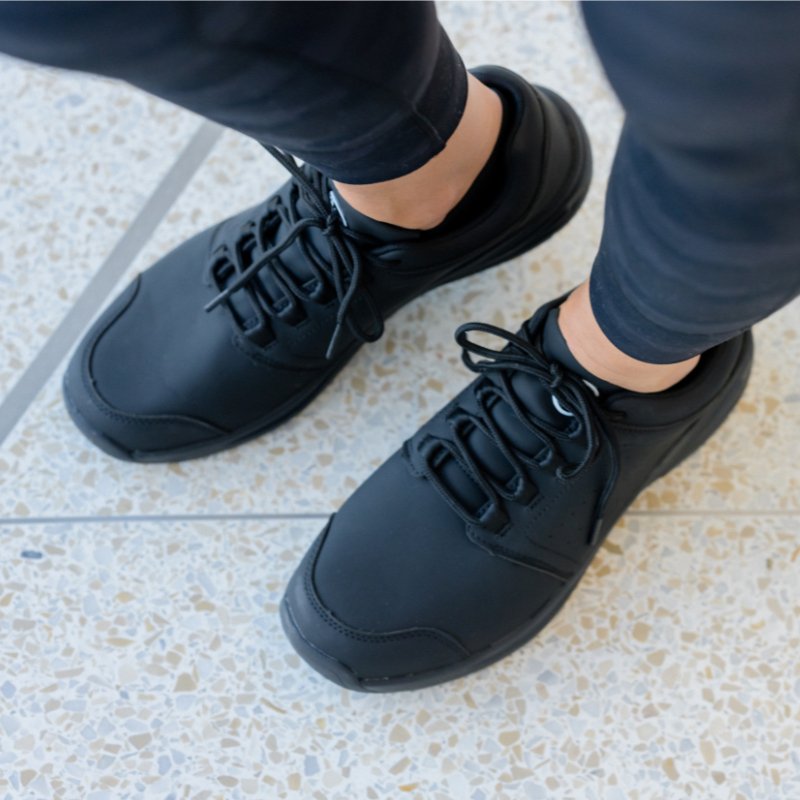 Clark | Stride Cushion Shoes - Midnight Black