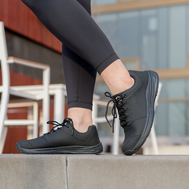 Clark | Stride Cushion Shoes - Midnight Black