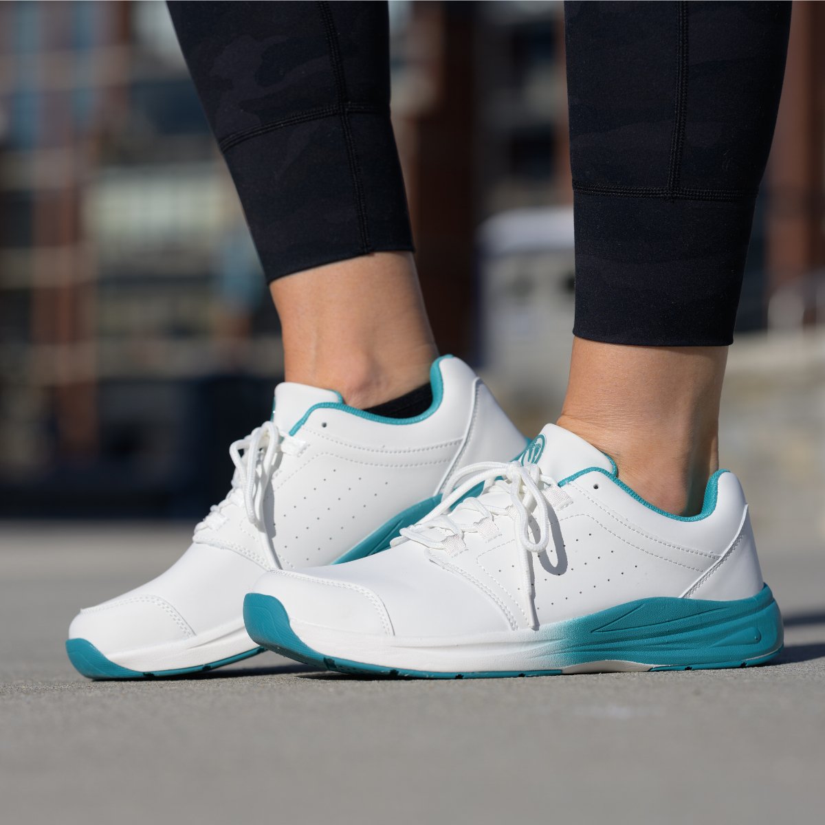 Izy | Stride Cushion Shoes - Turquoise